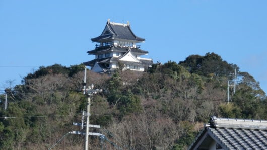 道の駅から日和佐城