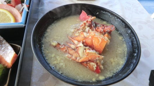 伊勢海老の味噌汁