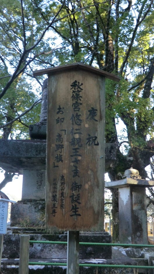 高野槙高札