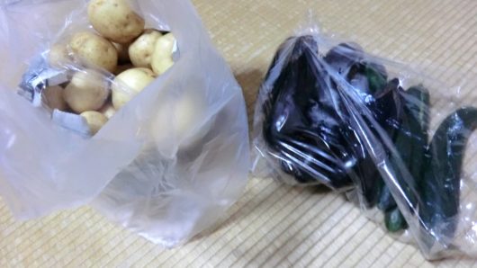 物納の野菜