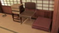 お寺に用意された椅子・座布団