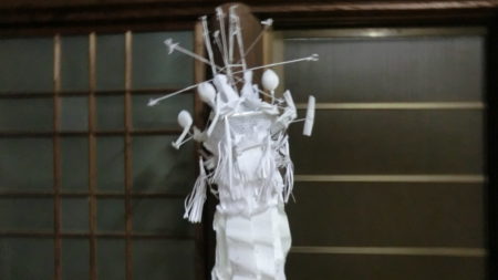盆灯籠・吊り下げタイプ白