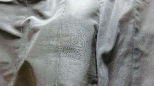 冬用道服は生地が厚い。