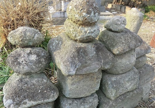 五輪の墓。昔ながらの墓。