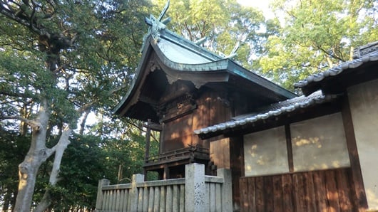 丸亀の八十主神社の本殿。