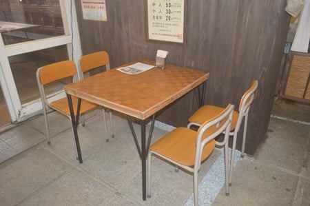 清水温泉の学校使用の椅子