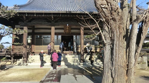 円龍寺への旧正月参り