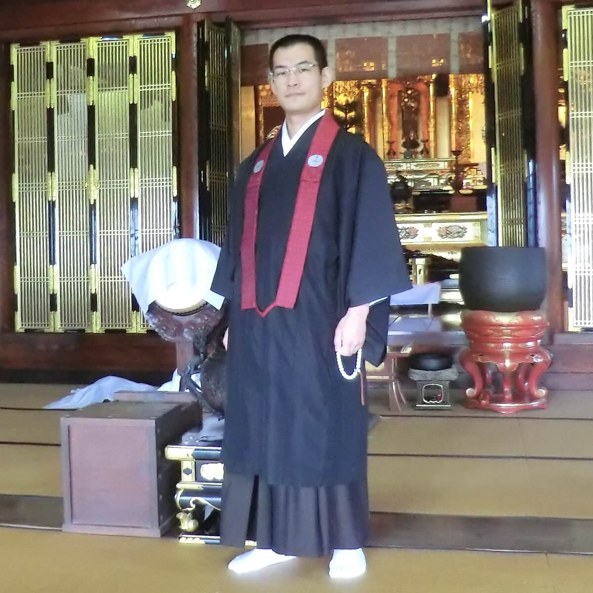 Japanese buddhist monk