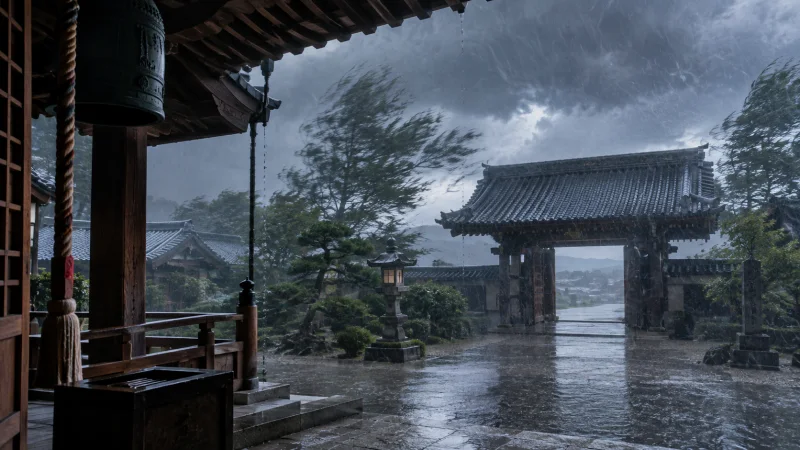悪天候のとき、お寺の法要に行くのか行かないのか？どうするのか？のアイキャッチ画像